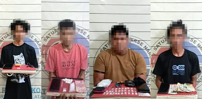 4 Tersangka Pengedar Narkoba Dibekuk Polres Aceh Selatan