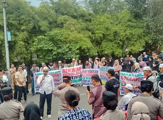 Tolak Perpindahan Masjid Al Ikhlas Medan Estate, Aliansi Ormas Islam Datangi Polrestabes