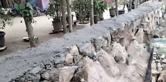 Proyek Rekonstruksi Jalan Dinas PUTR Simalungun Terkesan Asal Jadi