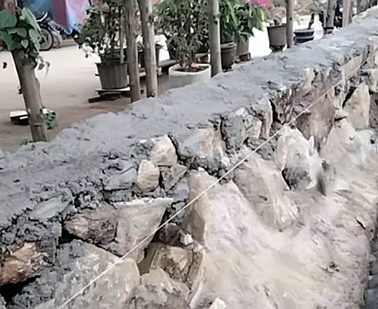 Proyek Rekonstruksi Jalan Dinas PUTR Simalungun Terkesan Asal Jadi