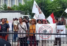 Puluhan Petani Geruduk Kantor Bupati Simalungun Terkait Lahan Eks Goodyear